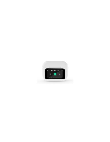 Gembird GMB Audio TWS-LCD-ANC-01-W auricular y casco Auriculares Inalámbrico Dentro de oído Llamadas/Música USB Tipo C Bluetooth