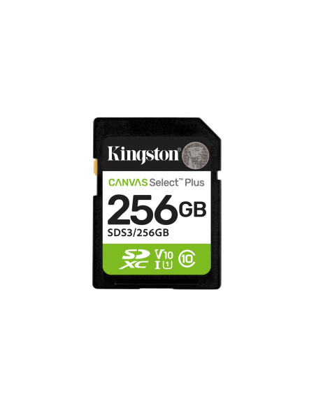 Kingston Technology 256 GB SDXC Canvas Select Plus Gen3 150 MB/s C10