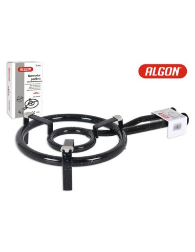 QUEMADOR DE ACERO 35CM PARA PAELLERO GAS ALGON