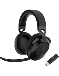 AURICULARES + MICROFONO CORSAIR HS65 WIRELESS GAMING HEADSET RGB 7.1 BLACK