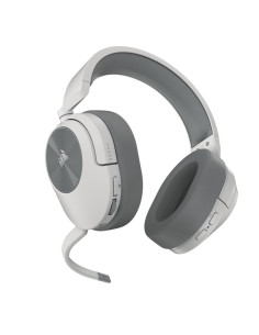 AURICULARES + MICROFONO CORSAIR HS55 USB GAMING HEADSET RGB 7.1 WHITE 2