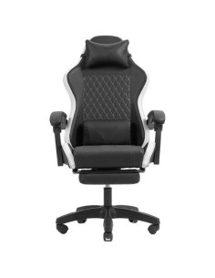 SILLA GAMING MARS GAMING MGC-X ERGONOMICO REPOSAPIES CUERO PU WHITE/BLACK
