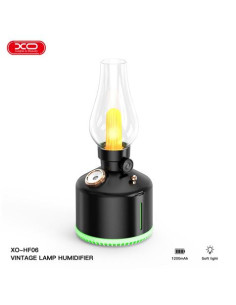 HUMIDIFICADOR LAMPARA VINTAGE NEGRO HF06 XO