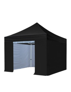 CARPA PROFESIONAL HEX.50 CON PAREDES 3X3 METROS NEGRA SUNGARDEN