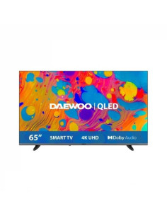 TELEVISOR DAEWOO 65 QLED 4K USB SMART TV ANDROID WIFI BLUETOOTH DOLBY VISION HDR10