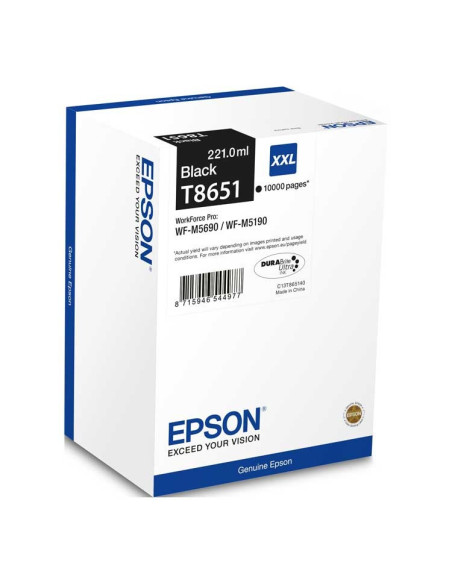 TINTA EPSON C13T865140 XXL T8651
