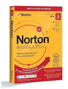 NORTON ANTIVIRUS PLUS 2GB ES 1 USER 1 DEVICE 1 AÑO L. ELECTRONICA