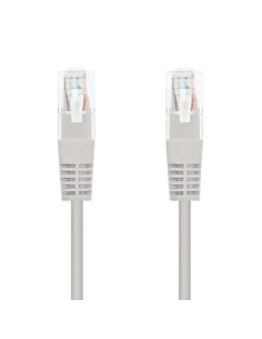 CABLE DE RED CAT.5 UTP FLEX 1.5M NANOCABLE GREY 2