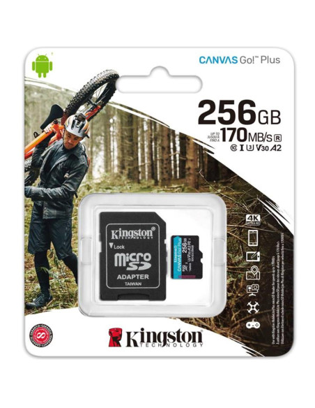 Memoria Micro SDXC 256GB Class 10 Kingston 170MB/S UHS-1