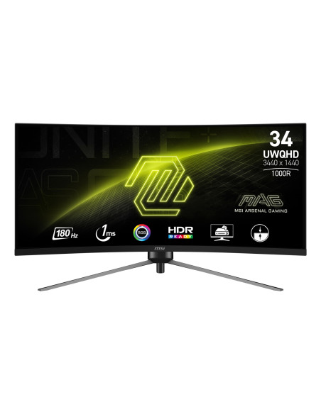 MSI MAG 345CQR pantalla para PC 86,4 cm (34") 3440 x 1440 Pixeles