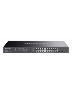 SWITCH TP-LINK GIGABIT 20 PUERTOS 2XSFP SEMIGESTIONABLE POE+