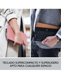 TECLADO LOGITECH KEYS TO GO WIRELESS FOR MACOS ROSE 2