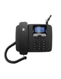 Motorola FW200L Teléfono DECT Identificador de llamadas Negro