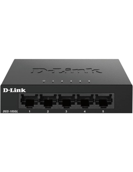 SWITCH D-LINK GIGABIT 5 PUERTOS DGS-105L METALICO