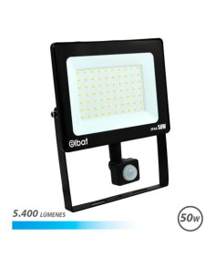 FOCO LED SERIE SLIM 50W CON SENSOR | 5400LM | 6500K ELBAT