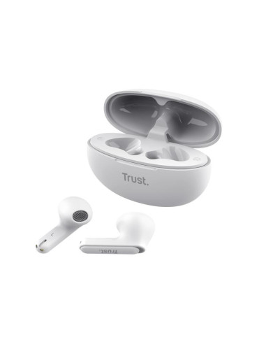 AURICULARES TRUST YAVI EARPHONES ENC BLUETOOTH WIRELESS WHITE