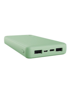 POWERBANK TRUST PRIMO 20000MAH USB + USB-C 2A GREEN