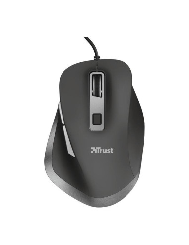 RATON TRUST FYDA WIRED COMFORT ERGONOMICO ECO USB BLACK