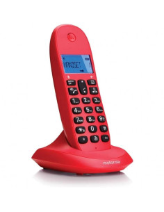 TELEFONO MOTOROLA C1001 LB+ DECT WIRELESS CEREZA