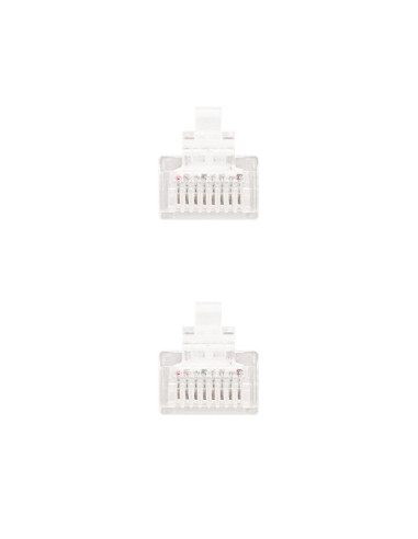 CABLE DE RED CAT.6 UTP 1M NANOCABLE WHITE
