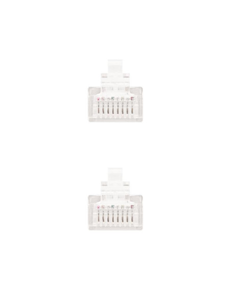 CABLE DE RED CAT.6 UTP 1M NANOCABLE WHITE