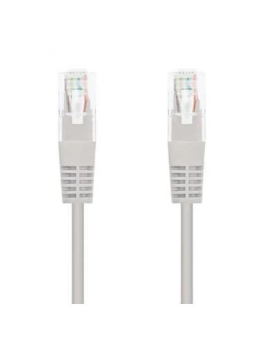 CABLE DE RED CAT.5 UTP FLEX 1.5M NANOCABLE GREY