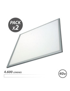PACK 2 PANELES LED 60X60 40W 4600LM LUZ BLANCA ELBAT