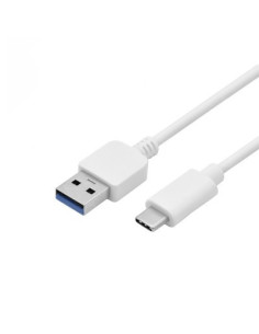 CABLE USB A TIPO C 3 METROS 18W 3.4A MÁX BLANCO