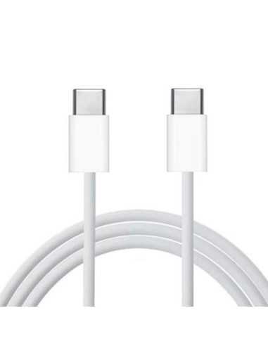CABLE TIPO C A TIPO C 3 METROS MÁX 60W BLANCO