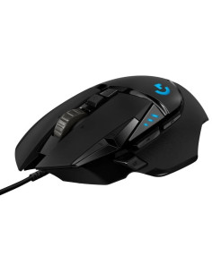 RATON GAMING LOGITECH G502 HERO OPTICO USB RGB BLACK