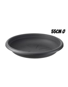 PLATO PARA MACETA 55CM ANTRACITA ARTPLAST
