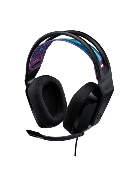 AURICULARES + MICROFONO LOGITECH GAMING G335 JACK 3.5MM BLACK/BLUE