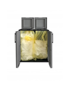 ARMARIO BAJO CON DOBLE TAPA PARA RECICLAJE 680X370X840MM ARTPLAST