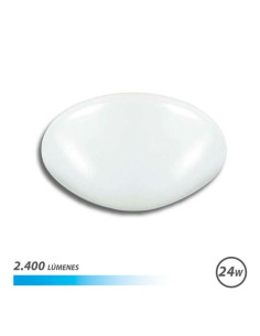 APLIQUE LED TECHO OVALADO 24W LUZ FRIA ELBAT