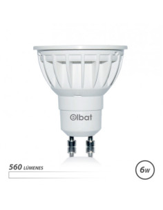 BOMBILLA LED GU10 | 6W | 560LM | LUZ BLANCA | ELBAT