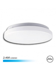 APLIQUE LED TECHO REDONDO 24W LUZ FRIA ELBAT