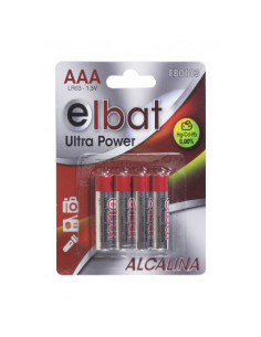 PACK 4 PCS PILAS ALCALINAS LR03/AAA ELBAT