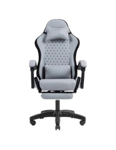 SILLA GAMING MARS GAMING MGC-X ERGONOMICO REPOSAPIES TELA PU SILVER/BLACK