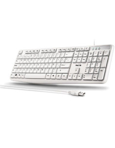 TECLADO NGS HERITAGESPANISH USB MULTIMEDIA WHITE