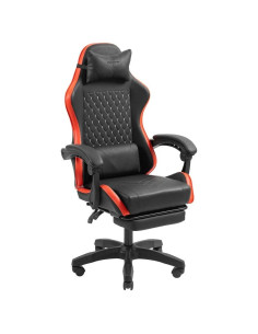 SILLA GAMING MARS GAMING MGC-X ERGONOMICO REPOSAPIES CUERO PU RED/BLACK 2