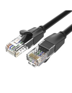 CABLE DE RED CAT.6 UTP 0.5M VENTION BLACK