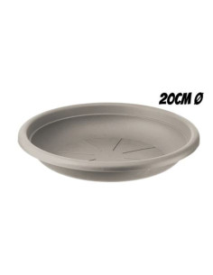 PLATO PARA MACETA 20CM TORTORA ARTPLAST