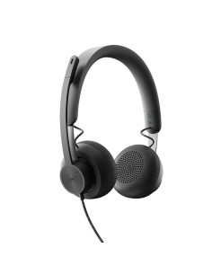 AURICULARES + MICROFONO LOGITECH ZONE WIRED USB-C / USB-A BLACK 2