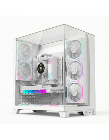 ORDENADOR GAMING INFINITY PRO WHITE RGB R7 9800X3D/32GB DDR5/SSD1TB NVME/WIFI/R.LIQ/800W/W11P