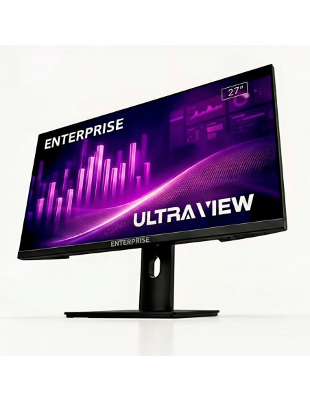 MONITOR ENTERPRISE ULTRA-VIEW 27 IPS QHD 2K 120HZ USB + HDMI + DISPLAYPORT ERGONOMICO MULTIMEDIA VESA 3YR GAR