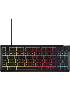 TECLADO GAMING CORSAIR K55 TKL USB ICUE RGB BLACK