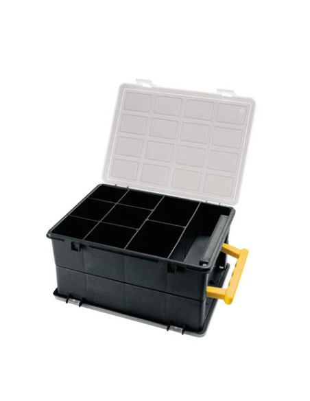 ORGANIZADOR DOBLE PLÁSTICO 242×188×120MM CON DIVISORES ARTPLAST