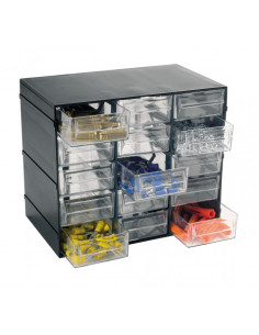 MUEBLE ORGANIZADOR PLASTICO 228X140X190MM CON 15 CAJONES ARTPLAST
