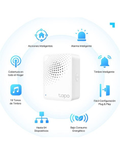 HUB CON SIRENA TIMBRE TP-LINK TAPO H100 2