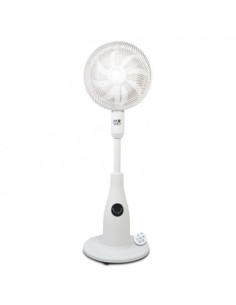 VENTILADOR NEBULIZADOR DESIGN PRO 80W CON MANDO Y LUZ LED MUVIP